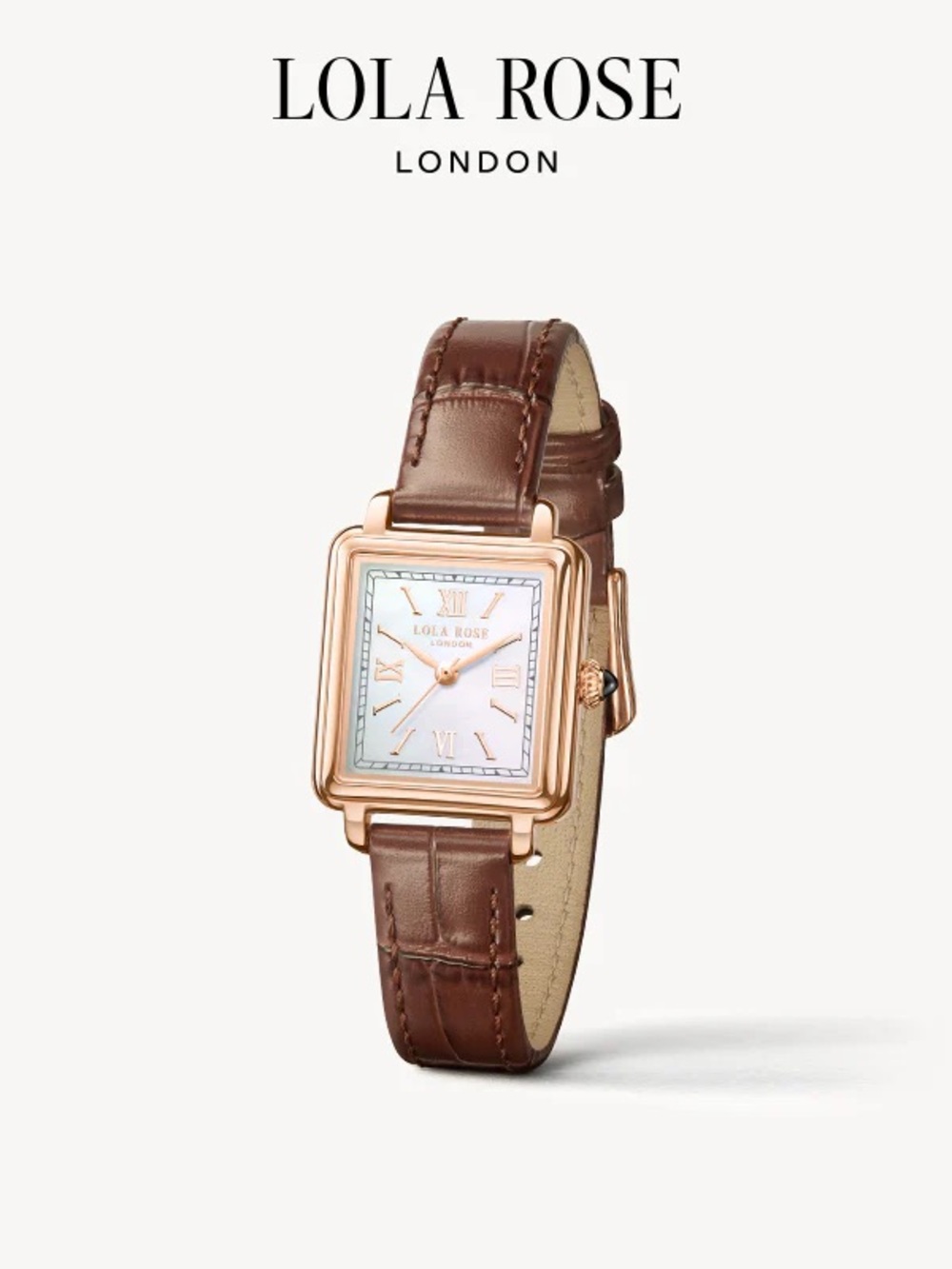 Lola Rose London New Cube Mother of Pearl Watch